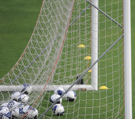 Calcio pallone stadio rete