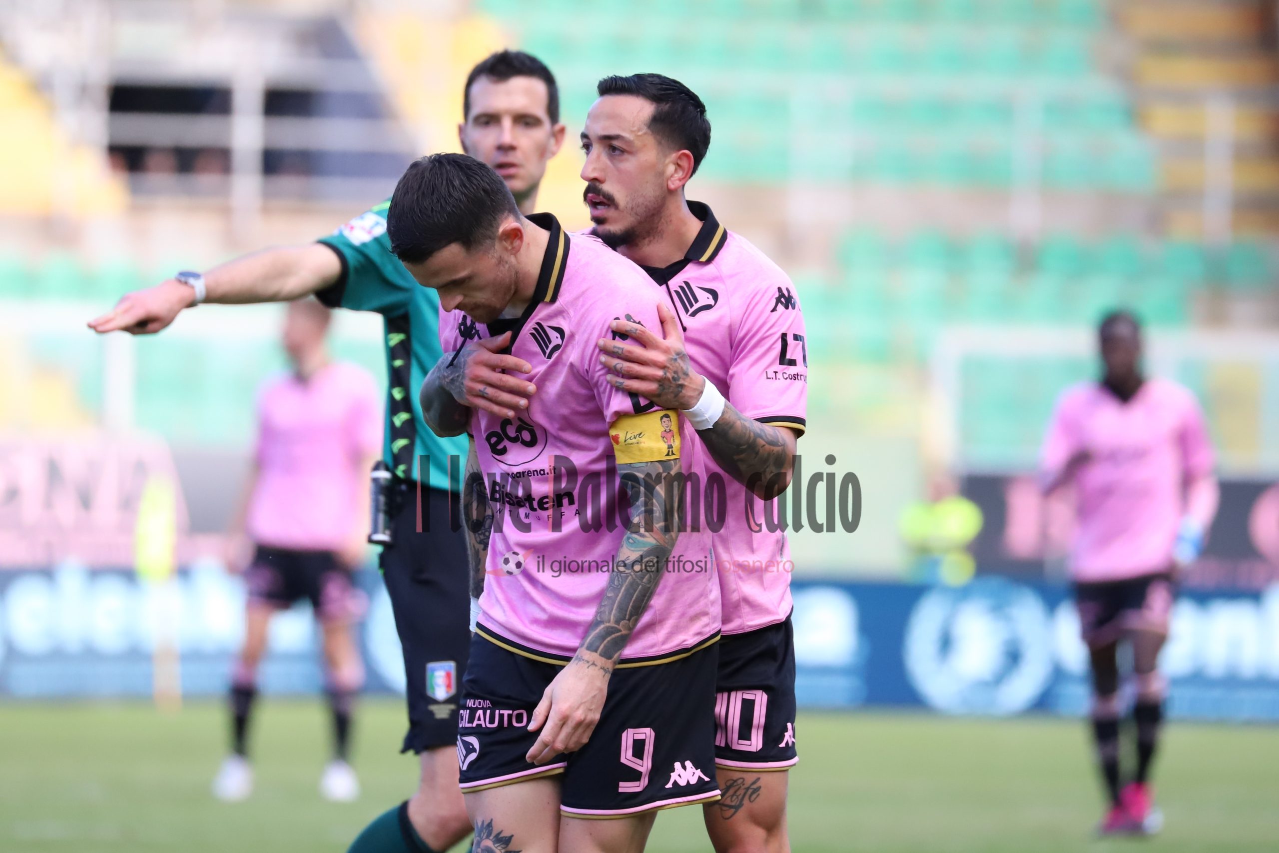 palermo frosinone 1-1 serie b (131) brunori di mariano ghersini