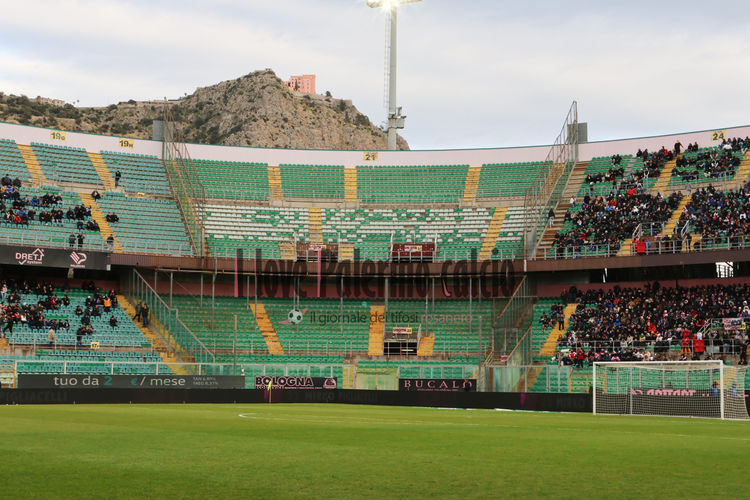 palermo reggina 2-1 (43) settore ospiti renzo barbera