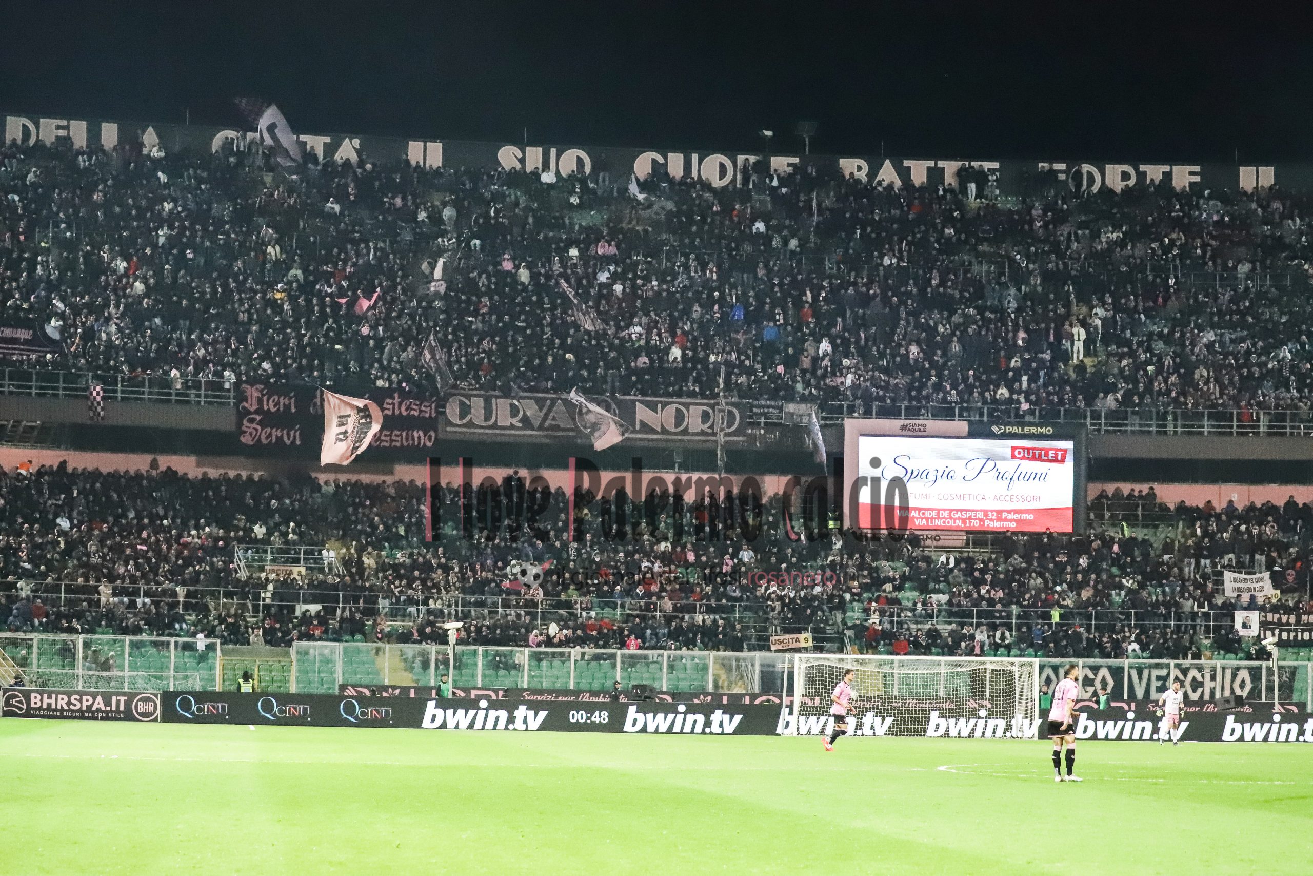 Serie B Palermo-Modena 5-2 (121) tifosi curva nord superiore