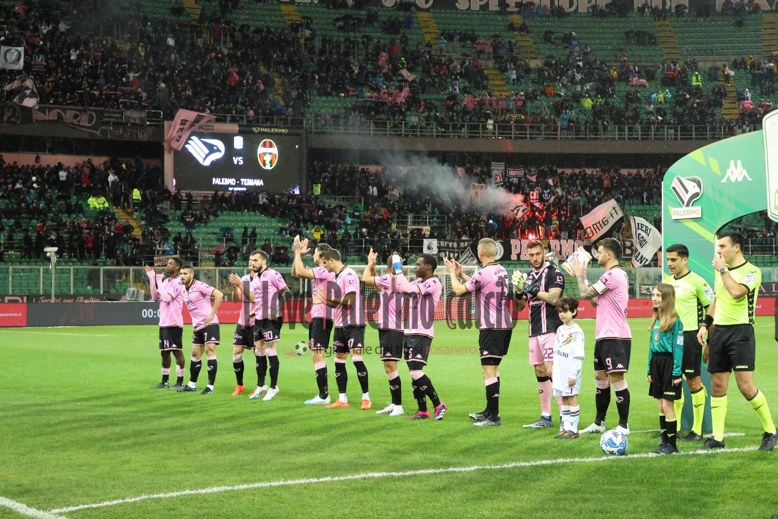 palermo ternana serie b 0-0 (91) squadra tifosi
