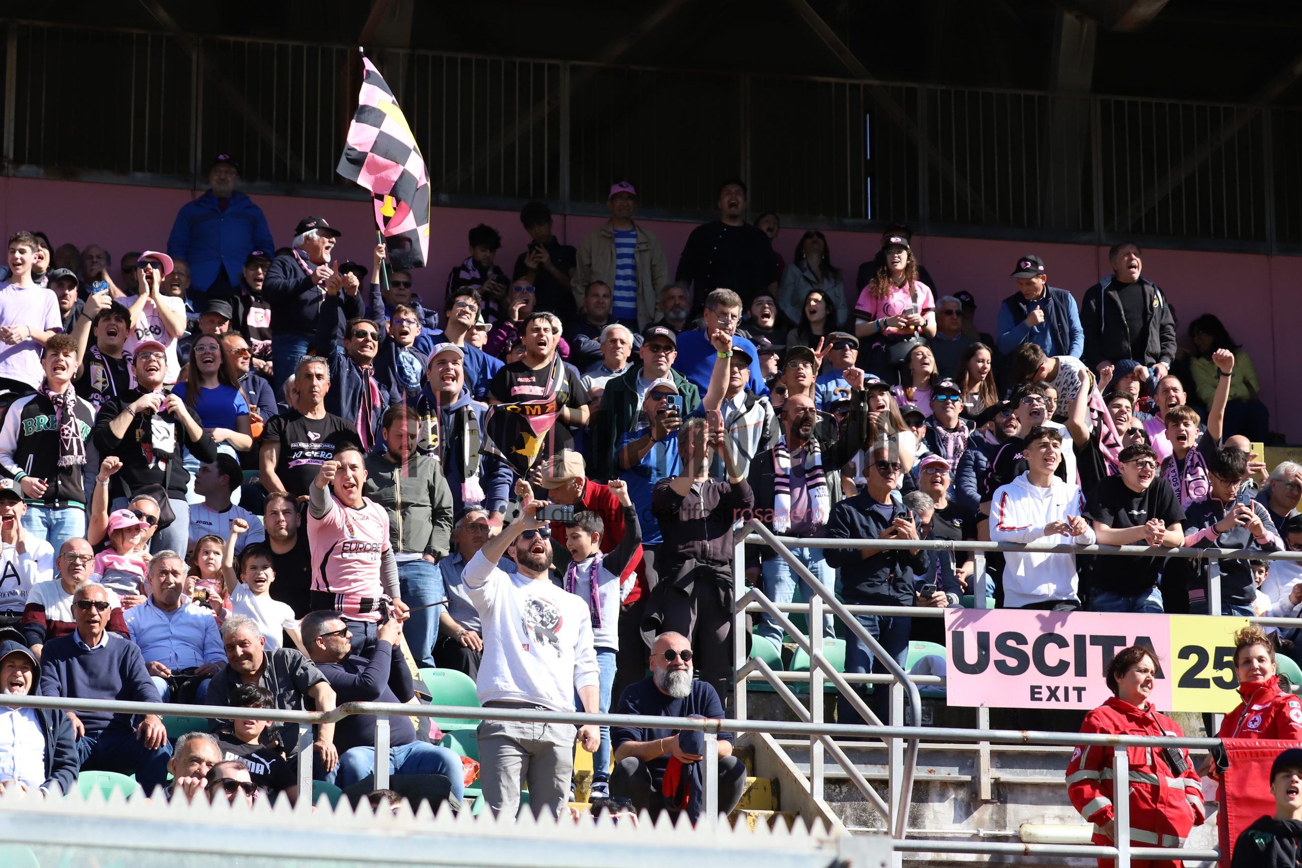 Palermo-Benevento Serie B 1-1 (109) tifosi