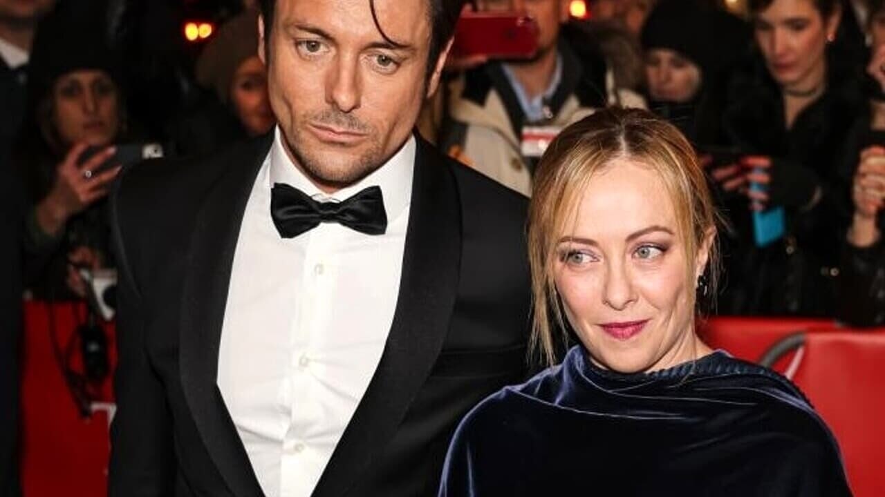 meloni giambruno foto lapress