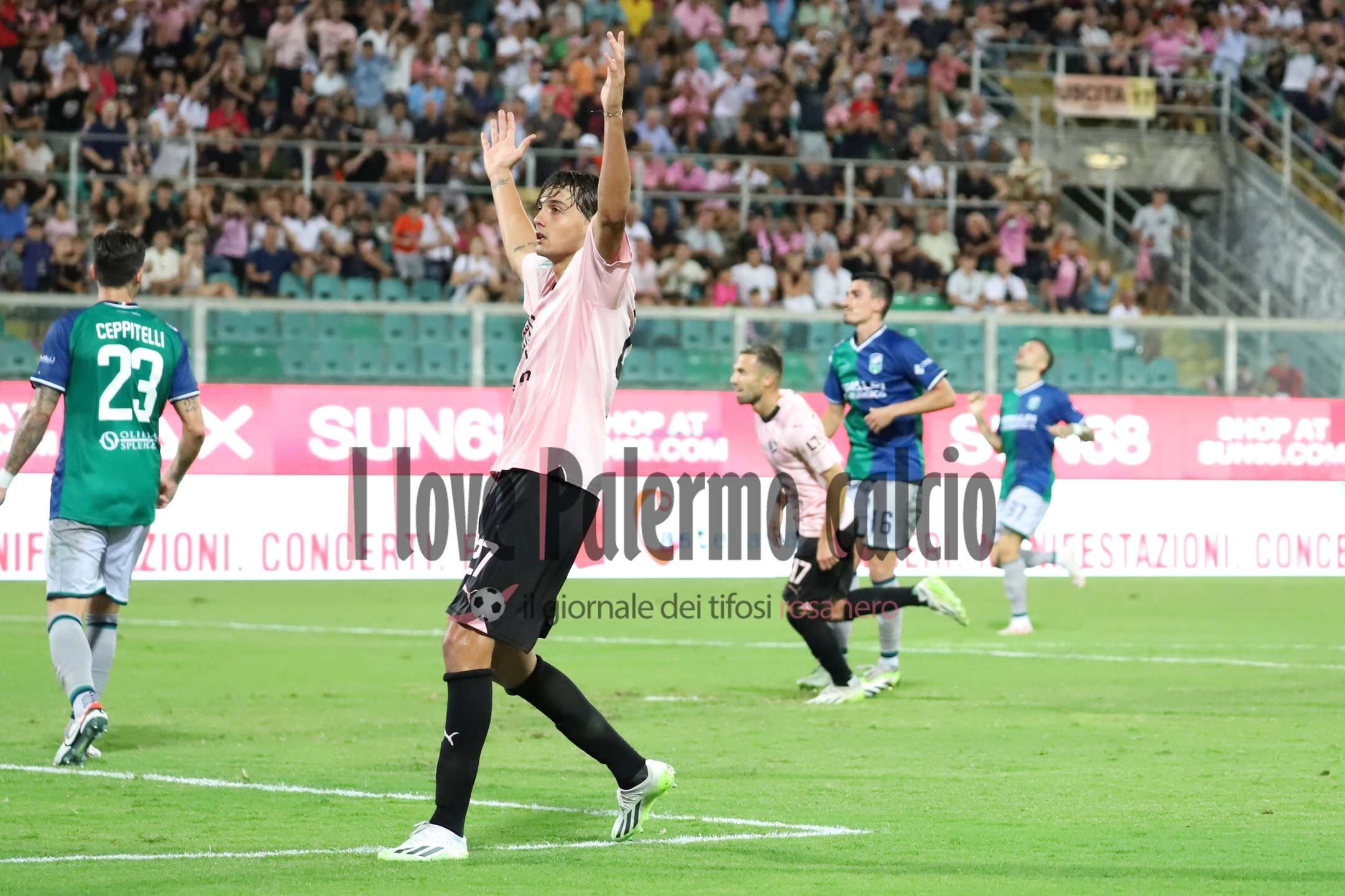 palermo feralpisalò serie b 3-0 (111) soleri