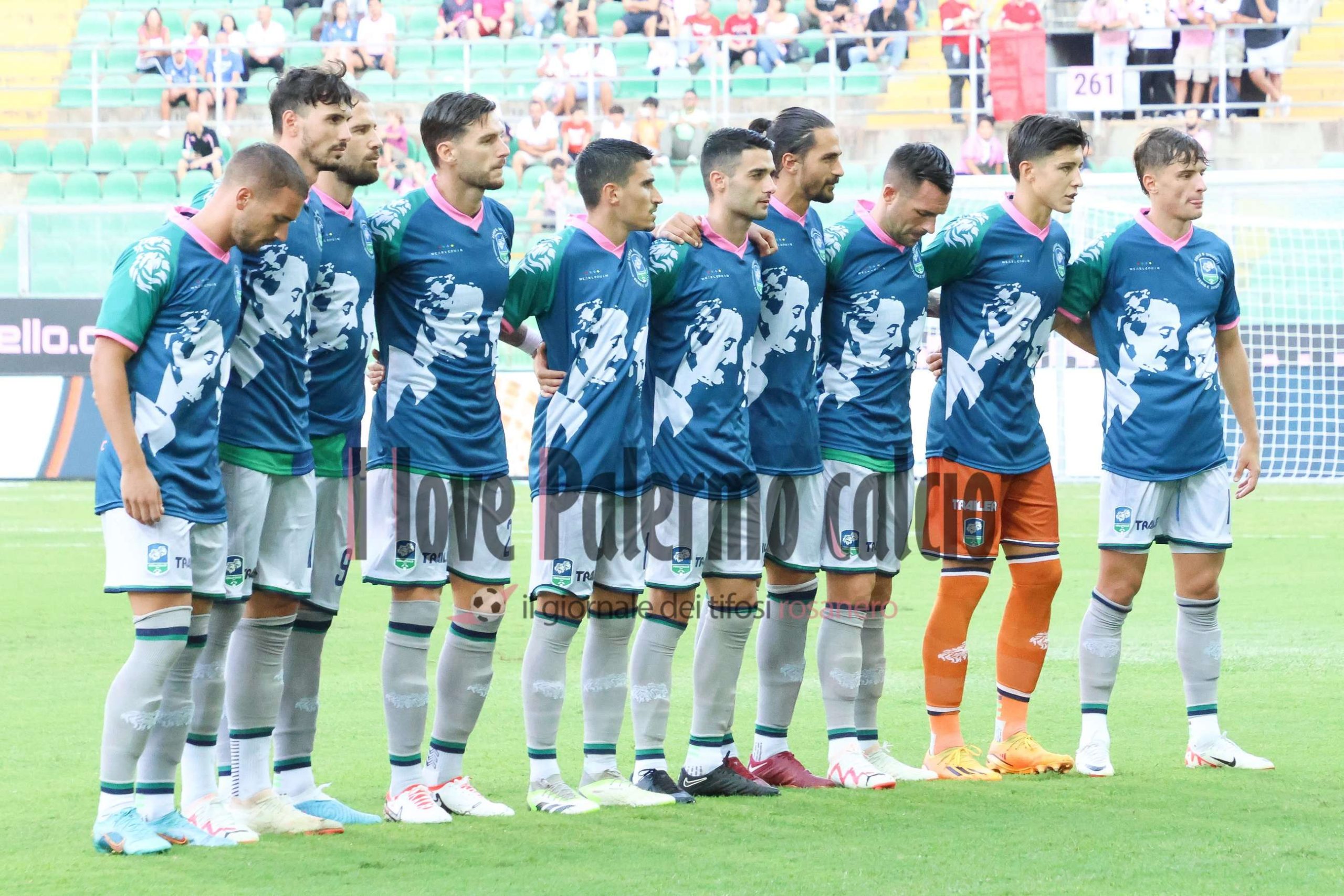 palermo feralpisalò serie b 3-0 (6) squadra feralpisalò maglia falcone e borsellino