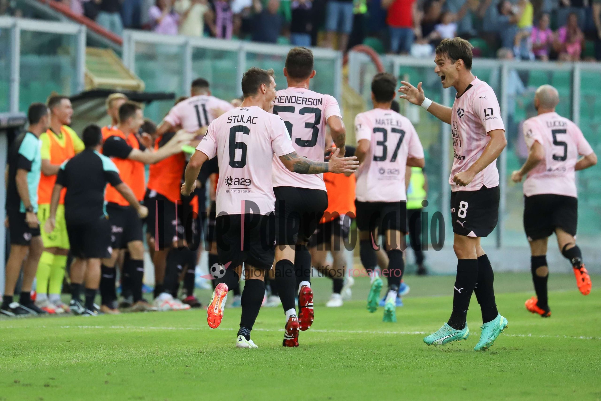 palermo feralpisalò serie b 3-0 (64) stulac segre