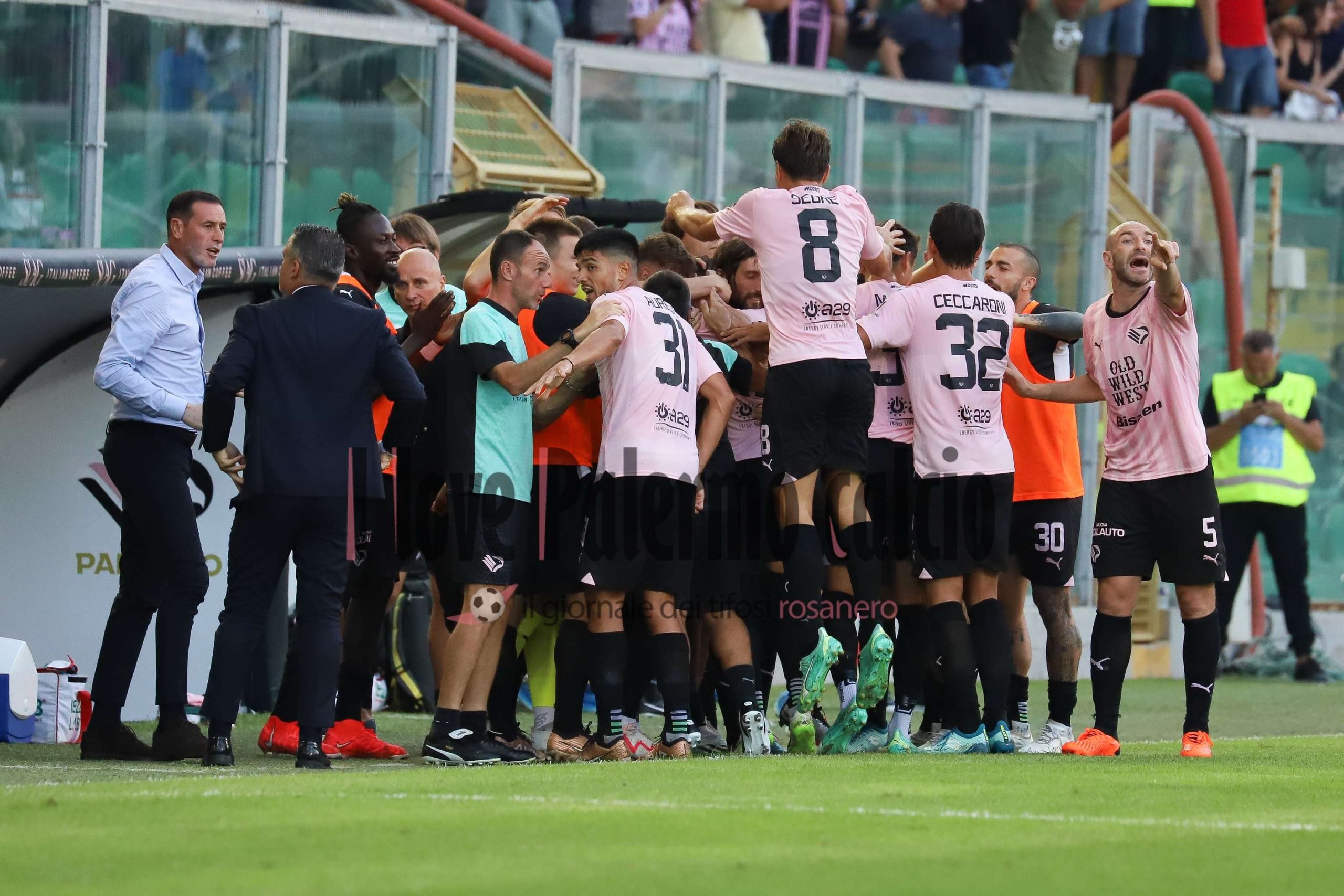 palermo feralpisalò serie b 3-0 (65) squadra rinaudo