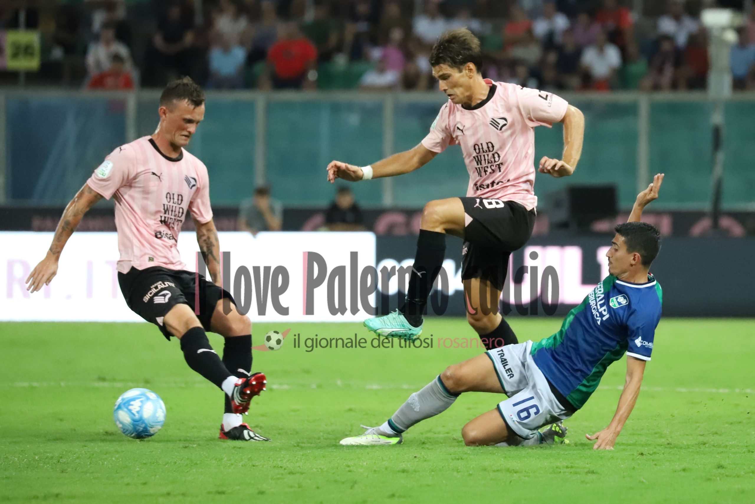 palermo feralpisalò serie b 3-0 (92) segre henderson