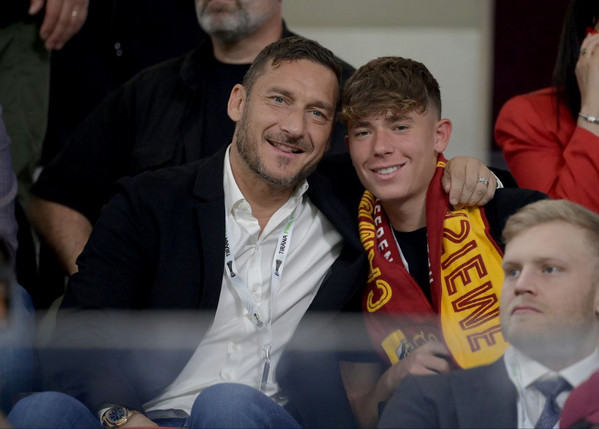 totti e figlio