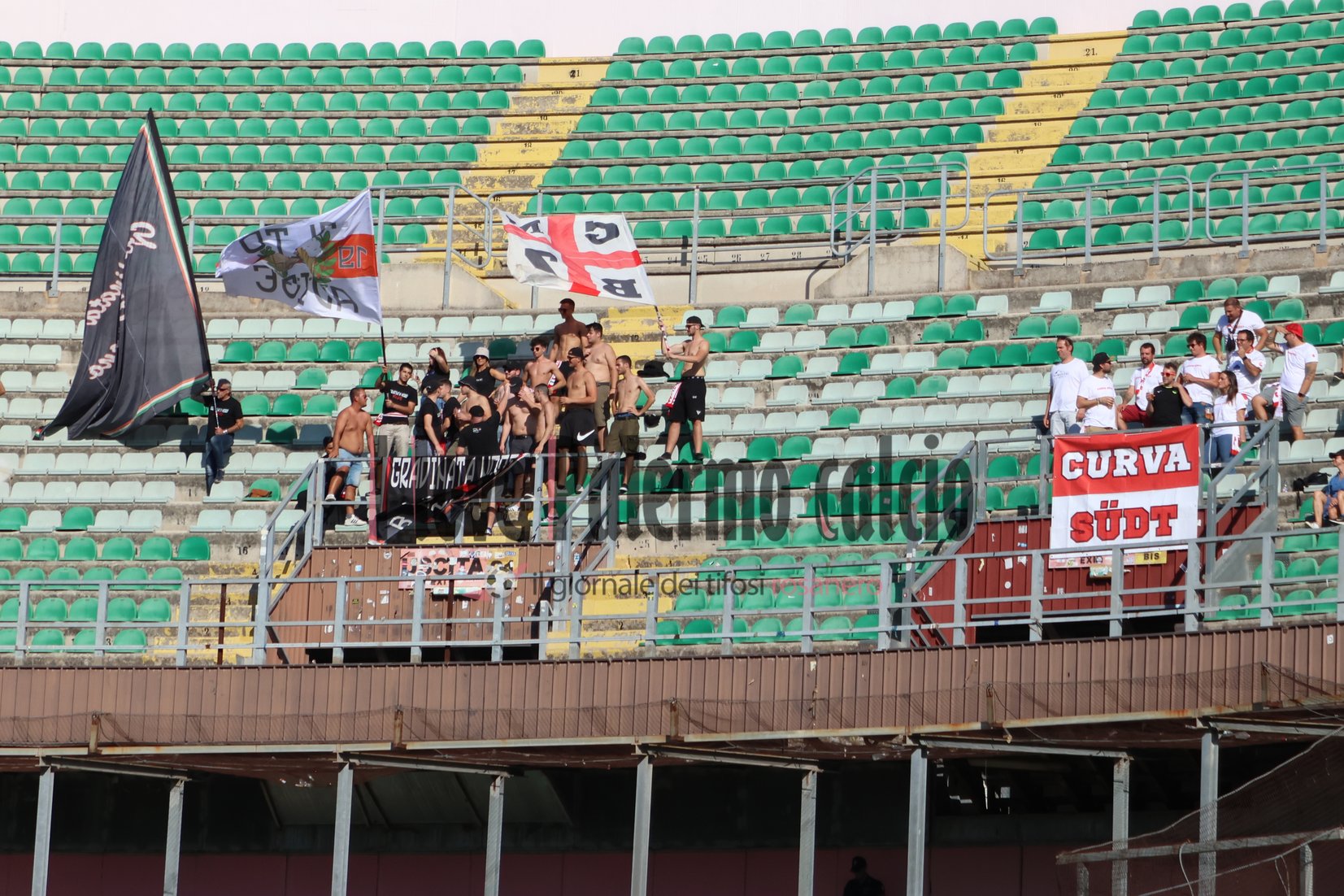 Serie B Palermo-Sudtirol 2-1 (29) tifosi sudtirol tifosi ospiti