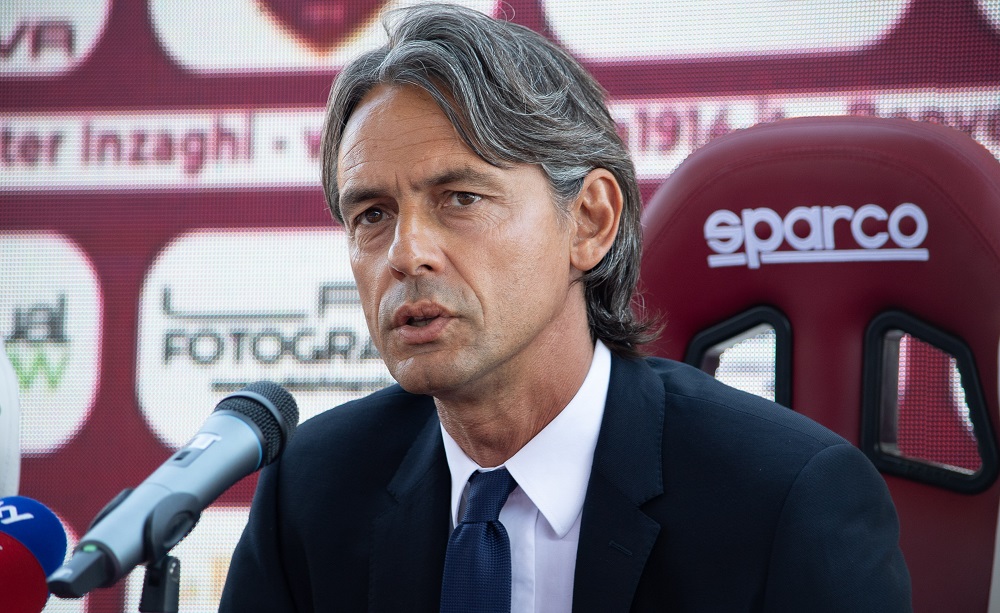 Italian soccer Serie B match Presentation of the new Reggina coach Filippo Inzaghi