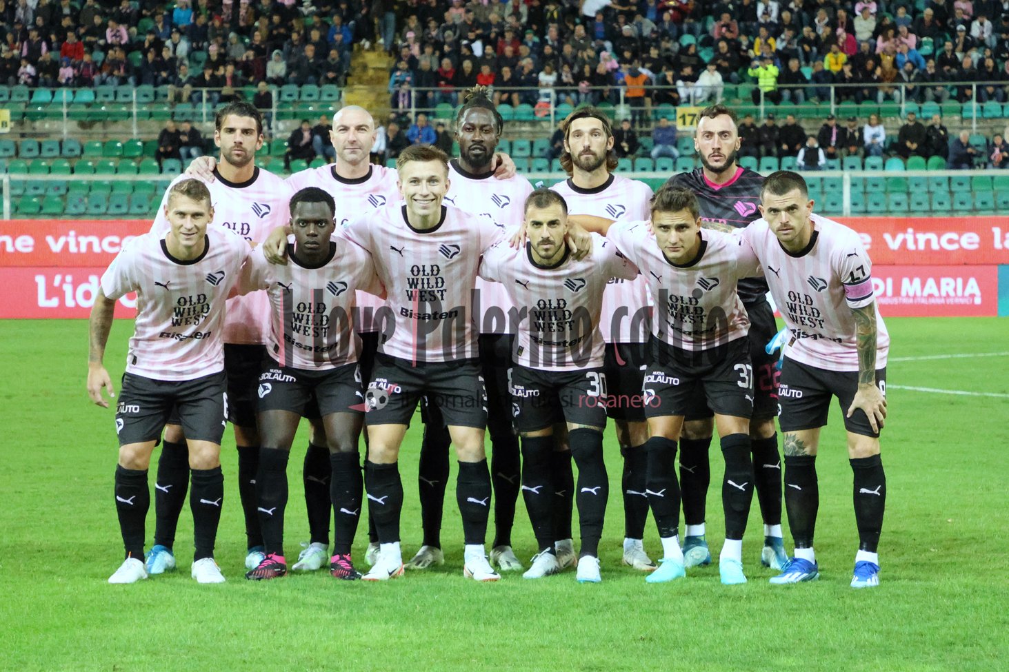 palermo brescia 1-0 (100) foto di squadra