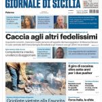 Prima pagina Giornale di Sicilia: “Caccia agli altri fedelissimi”