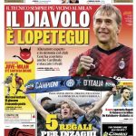 Prima pagina Gazzetta dello Sport: “Il diavolo è Lopetegui”