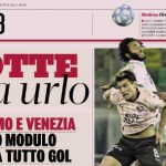 Gazzetta dello Sport: “Notte da urlo: Palermo e Venezia, stesso modulo. Sfida a tutto gol”