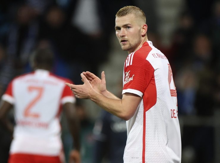 De Ligt con la maglia del Bayern - Ansafoto - ilovepalermocalcio.com