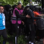 Atalanta-Marsiglia: scontri tra tifosi francesi e forze dell’ordine nei pressi del Gewiss Stadium (VIDEO)