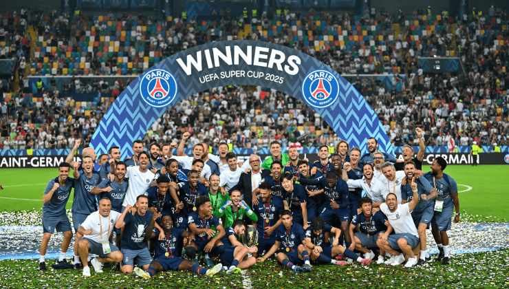 festa udine supercoppa (foto lapresse) - ilovepalermocalcio.com