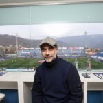 Guardiola al Rigamonti: il tecnico del Manchester City in tribuna per Union Brescia-Pro Patria