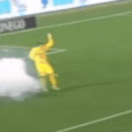 Cremonese-Inter: petardo scoppia vicino Audero, attimi di panico per il portiere