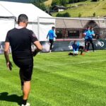 Ritiro Palermo, primo allenamento: prove di forza in palestra e portieri in campo
