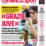 Prima pagina Corriere dello Sport: “Ranocchia la qualità che serve al Palermo”