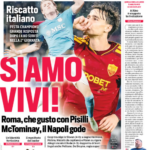 Prima pagina Corriere dello Sport: “Inzaghi mai così veloce”