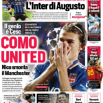 Prima pagina Corriere dello Sport: “Un sogno giocare a Palermo”
