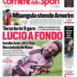 Prima pagina Corriere dello Sport: “Palermo infinito. Pari e rimpianti”